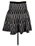 Context Stripes Black Casual Skirt Size M - photo 2