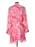 Boston Proper 100% Polyester Floral Pink Cocktail Dress Size 14 - photo 2