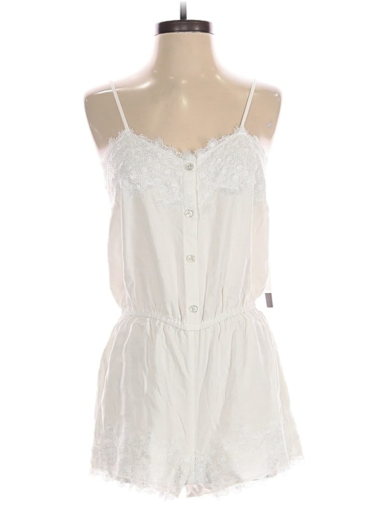 Stone Cold Fox Romper In White