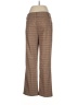 Contemporary Plaid Brown Dress Pants Size 8 - photo 2