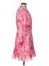 Boston Proper 100% Polyester Floral Pink Cocktail Dress Size 14 - photo 4
