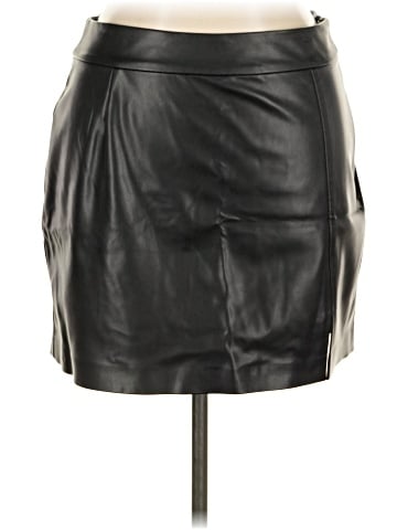 The Drop Faux Leather Skirt (view 1)