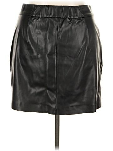The Drop Faux Leather Skirt (view 2)
