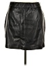 The Drop 100% Polyester Black Faux Leather Skirt Size XL - photo 2
