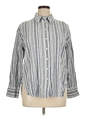 Lane Bryant Long Sleeve Button-Down Shirt (view 1)