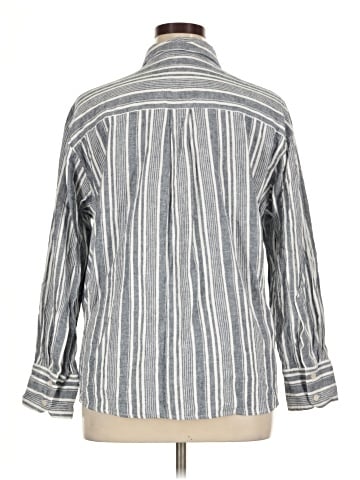 Lane Bryant Long Sleeve Button-Down Shirt (view 2)