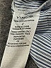 Vince. 100% Cotton Stripes Gray Long Sleeve Button-Down Shirt Size 2 - photo 8