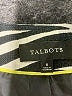 Talbots 100% Polyester Stripes Ivory Coat Size 8 - photo 6