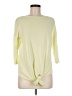 Andrea Jovine Yellow 3/4 Sleeve Top Size M - photo 1