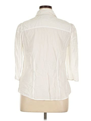 Lane Bryant 3/4 Sleeve Button-Down Shirt (view 2)