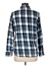 Current/Elliott 100% Cotton Plaid Blue Long Sleeve Button-Down Shirt Size Med (2) - photo 2