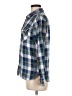 Current/Elliott 100% Cotton Plaid Blue Long Sleeve Button-Down Shirt Size Med (2) - photo 5