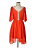 XOXO 100% Polyester Orange Casual Dress Size L - photo 1