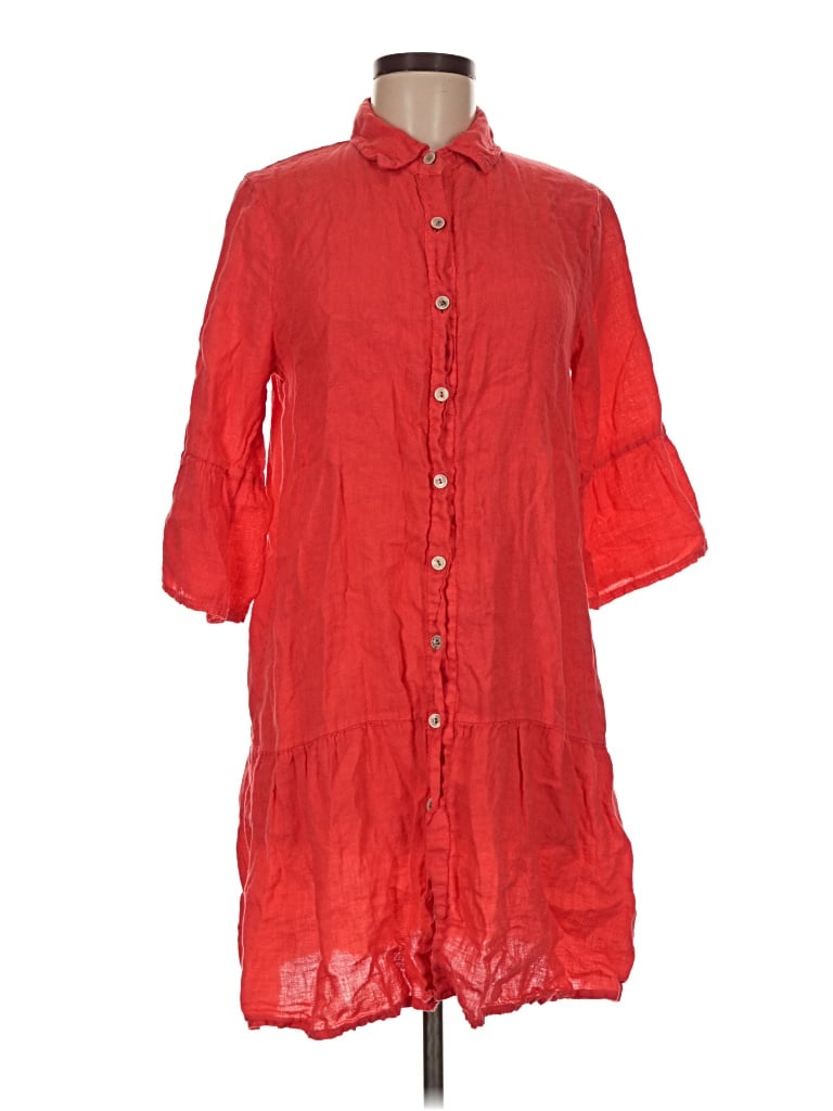 Pre-owned Assorted Brands Casual Dress In Orange