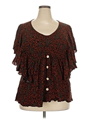 Haptics Short Sleeve Blouse (view 1)