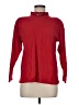 CAMBRIDGE 100% Cotton Red Long Sleeve Turtleneck Size M - photo 1