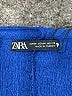 Zara Solid Blue Cocktail Dress Size M - photo 7