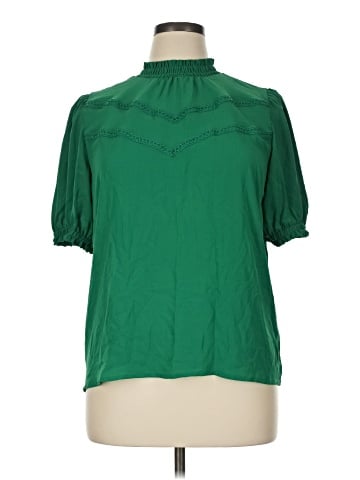 Ann Taylor LOFT Short Sleeve Blouse (view 1)