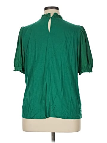 Ann Taylor LOFT Short Sleeve Blouse (view 2)
