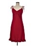 Express 100% Polyester Solid Burgundy Cocktail Dress Size 9 - 10 - photo 1