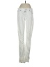 7 For All Mankind Metallic Ivory Jeans Size 27 waist - photo 1