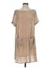 Floreat Metallic Tan Casual Dress Size S - photo 1