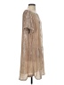 Floreat Metallic Tan Casual Dress Size S - photo 4