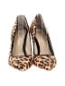 Jessica Simpson Animal Print Brown Heels Size 6 1/2 - photo 2