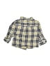 Carter's 100% Cotton Plaid Yellow Long Sleeve Button-Down Shirt Size 12 - photo 2