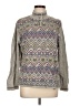 Koret Tweed Gray Turtleneck Sweater Size Lg - photo 1