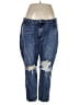Good American Hearts Blue Jeans Size 16 - photo 1