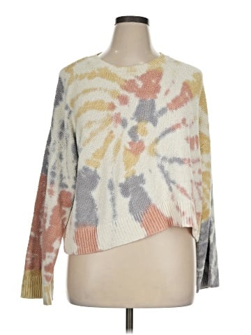 Madewell Tie-Dye Westford Pullover Sweater (view 1)