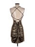 Venus Metallic Gold Cocktail Dress Size XS - photo 2