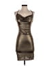 Venus Metallic Gold Cocktail Dress Size XS - photo 1