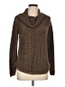 Eight Eight Eight 100% Cotton Chevron-herringbone Brown Pullover Sweater Size L - photo 1