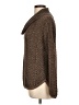 Eight Eight Eight 100% Cotton Chevron-herringbone Brown Pullover Sweater Size L - photo 5