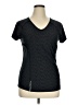 Velocity Black Short Sleeve Top Size XL - photo 1