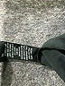 Peach Solid Black Casual Pants Size M - photo 7