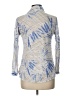 David Cline Blue 3/4 Sleeve Blouse Size L - photo 2