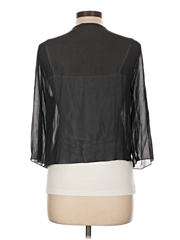 Soft Surroundings 3/4 Sleeve Silk Top (view 2)