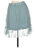 LC Lauren Conrad 100% Polyester Solid Teal Formal Skirt Size M - photo 2