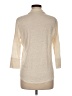 J. McLaughlin Ivory 3/4 Sleeve Button-Down Shirt Size M - photo 2
