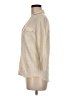 J. McLaughlin Ivory 3/4 Sleeve Button-Down Shirt Size M - photo 5