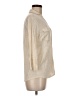 J. McLaughlin Ivory 3/4 Sleeve Button-Down Shirt Size M - photo 4