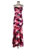 Theia Floral Pink Cocktail Dress Size 6 - photo 1