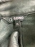 Ci Sono 100% Polyurethane Metallic Black Shorts Size XL - photo 3