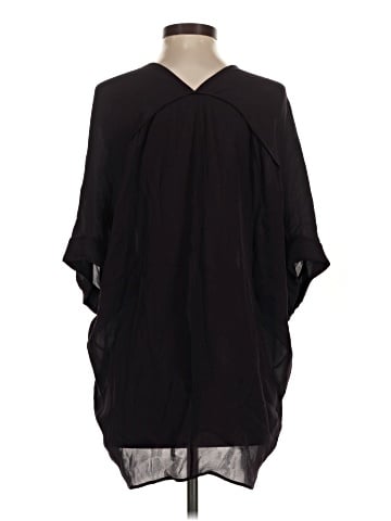 Vince. 3/4 Sleeve Silk Top (view 2)