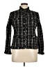 Rafaella Tweed Black Jacket Size 14 Petite - photo 1