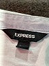 Express 100% Lyocell Blue Long Sleeve Button-Down Shirt Size L - photo 7