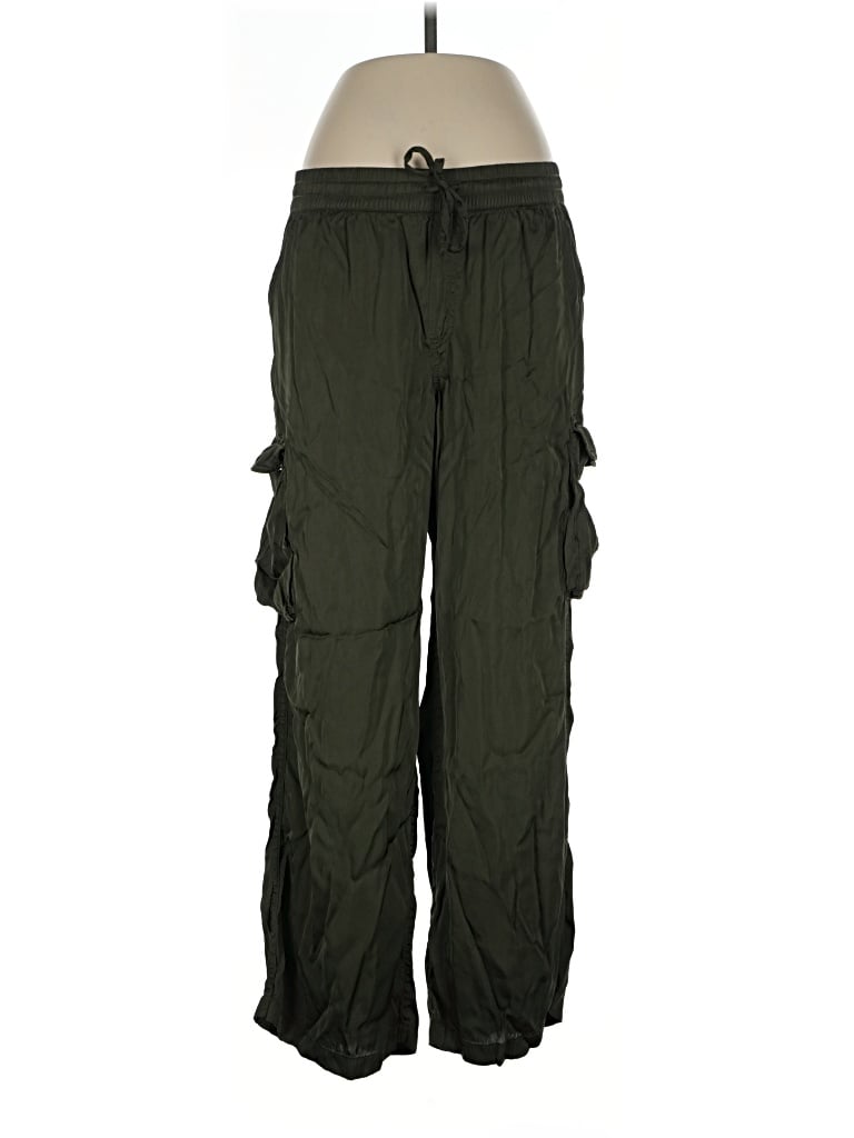 Pre-owned Aerie Cargo Pants In Green